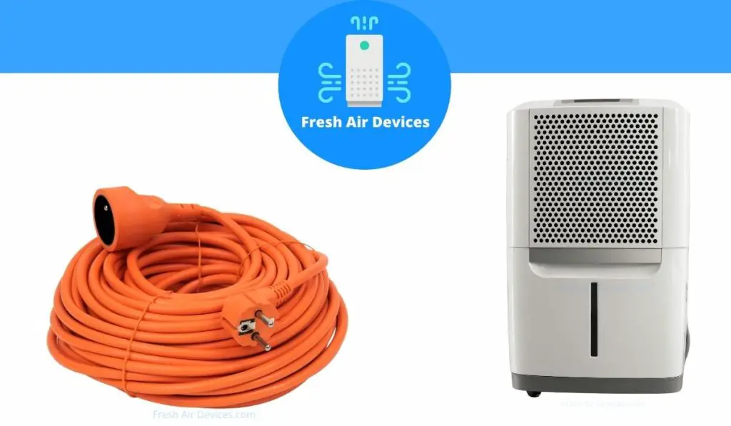 Can A Dehumidifier Be Plugged Into An Extension Cord?