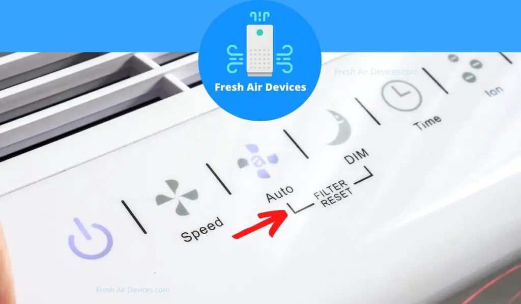 Okaysou Air Purifier Filter Reset