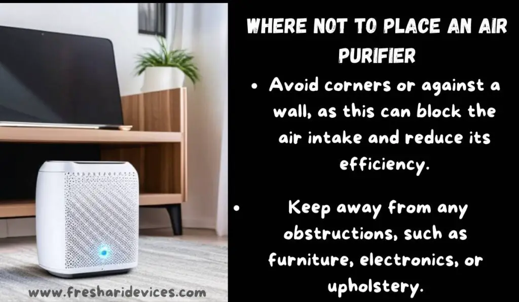 Where to place air purifier